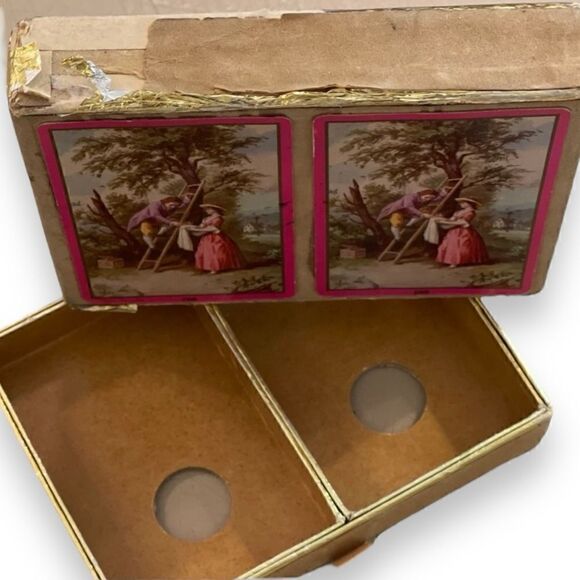 Congress Boxed Bridge Set Vintage Bridge Score Pad Book Bicycle Card Tray Bundle - Picture 14 of 16